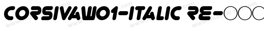 CorsivaW01-Italic Re字体转换